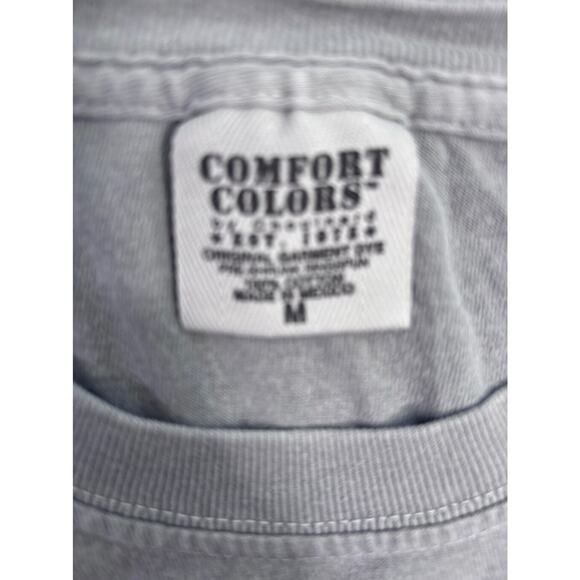 Men's Comfort Colors My Town Tees Made in the South T-Shirt Gray M Patriotic - Picture 6 of 10